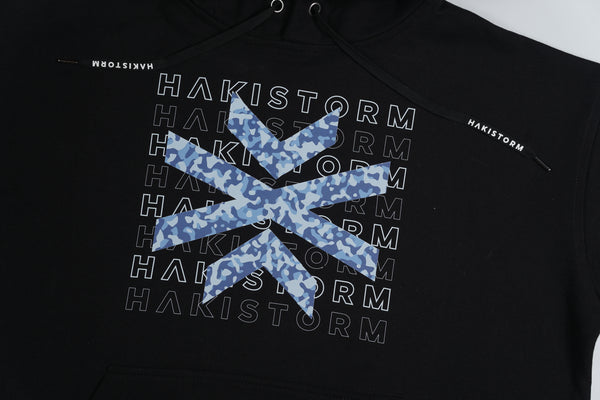 Hoodie Logo Blue Camo