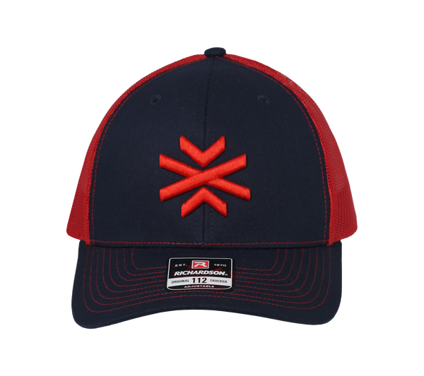 Gorra Trucker Logo Red/Blue