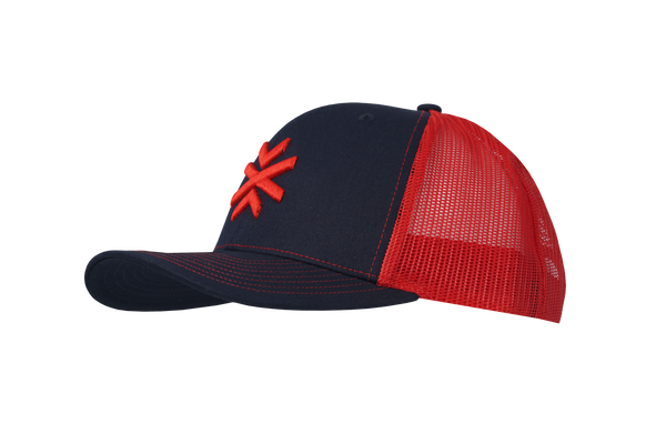 Gorra Trucker Logo Red/Blue