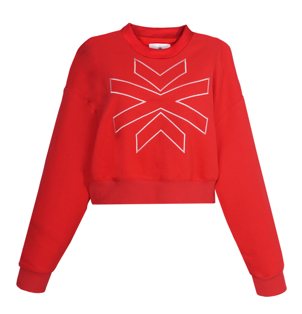 Cropped sweater logo