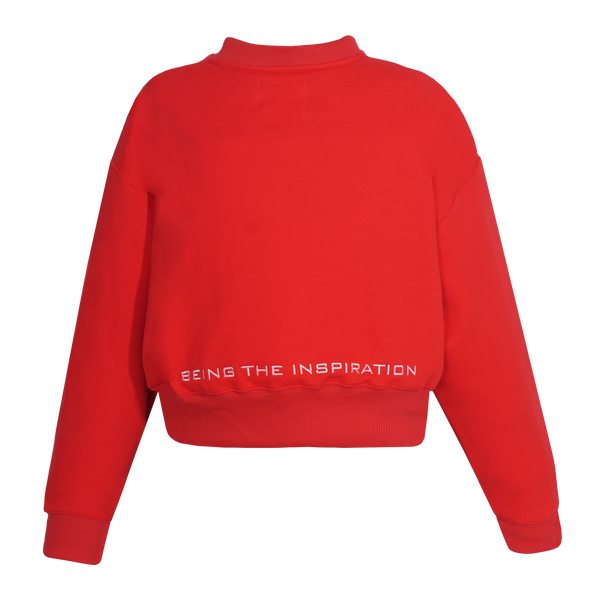 Cropped sweater logo