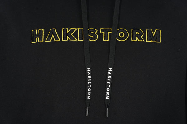 Hoodie Hakistorm Front Yellow Brand