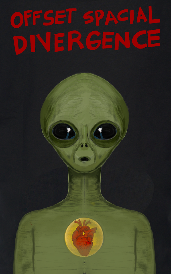 T-shirt Alien